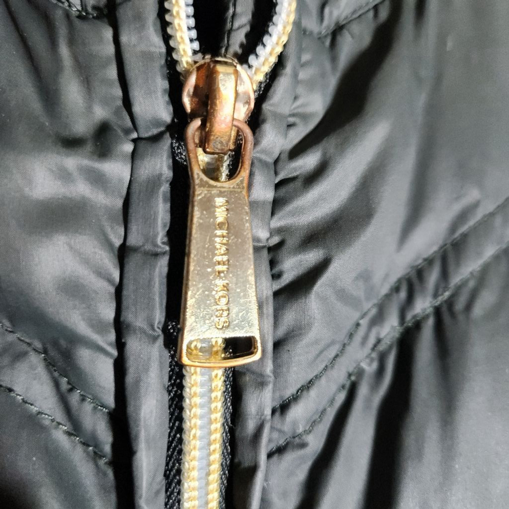 Michael Kors Green Down Packable Jacket Size Medi… - image 8